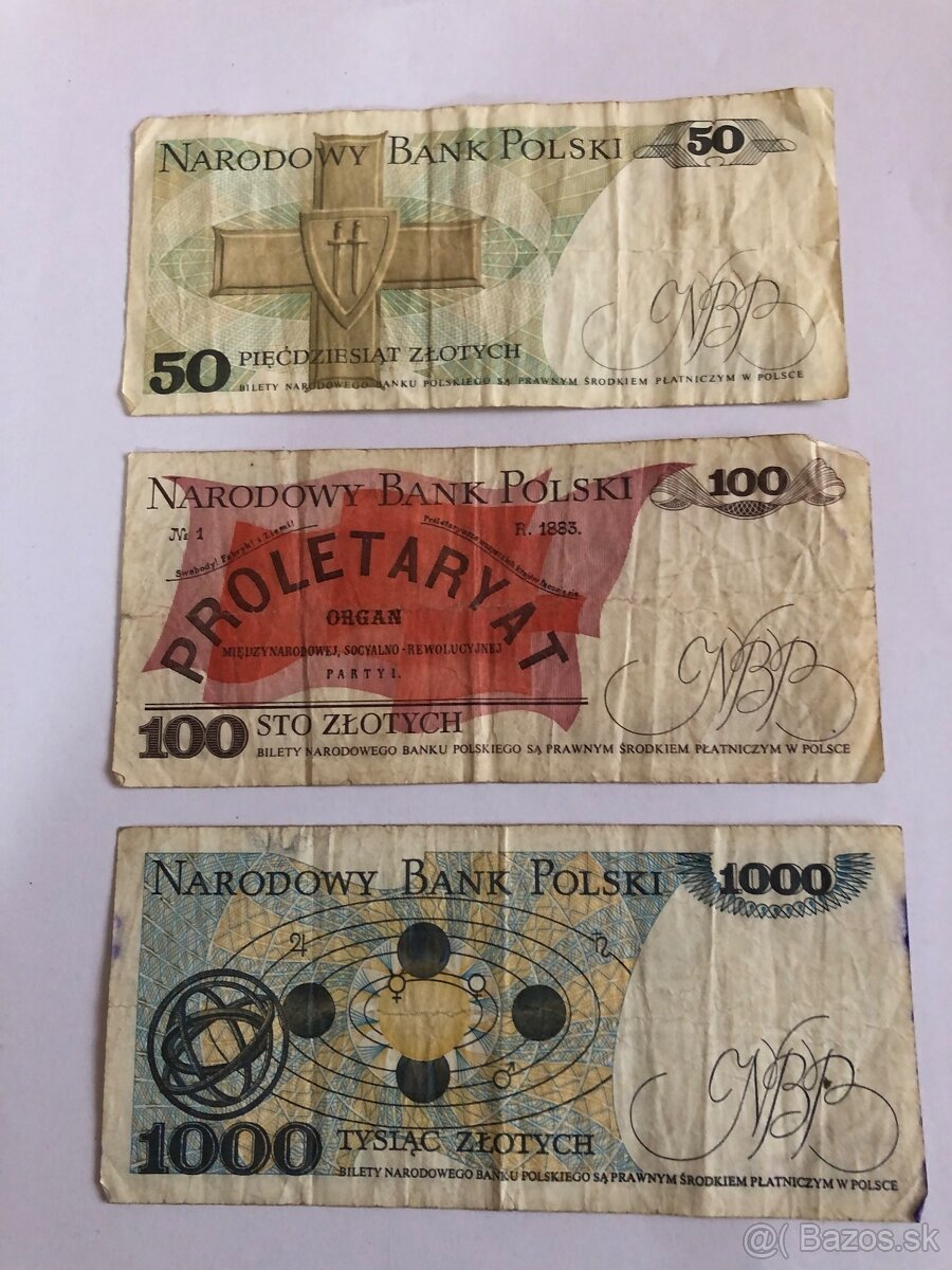 Staré bankovky 1 - 6