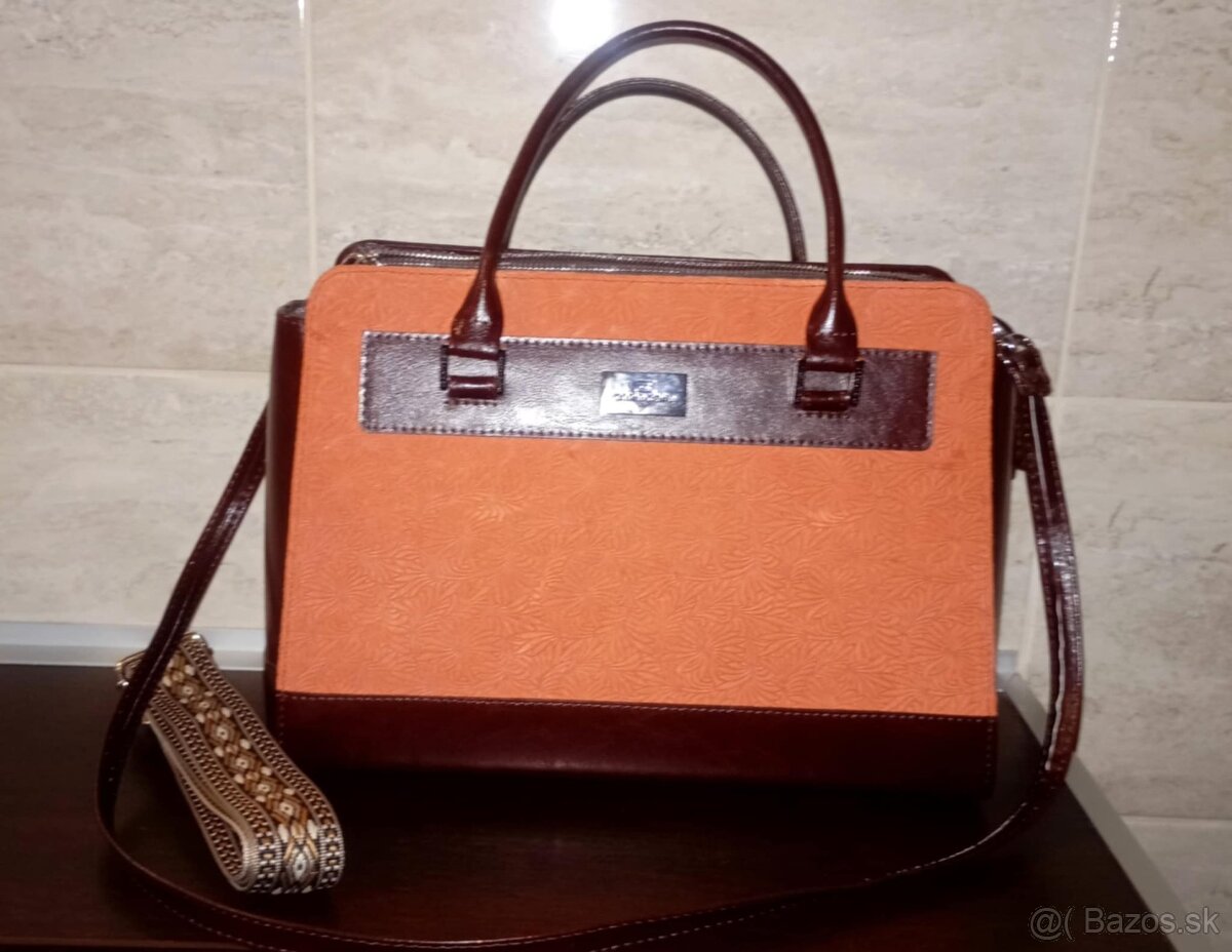 Predám koženú kabelku Annie Claire 30,-€ - 6