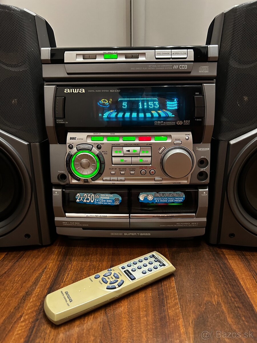 Predám hi-fi vežu AIWA NSX-S707 - 6