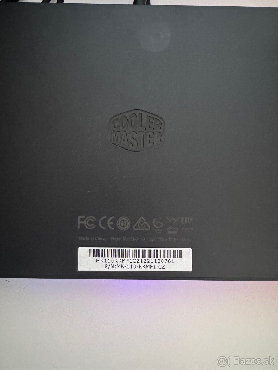 Cooler Master MK110, RGB LED, čierna – CZ - 6