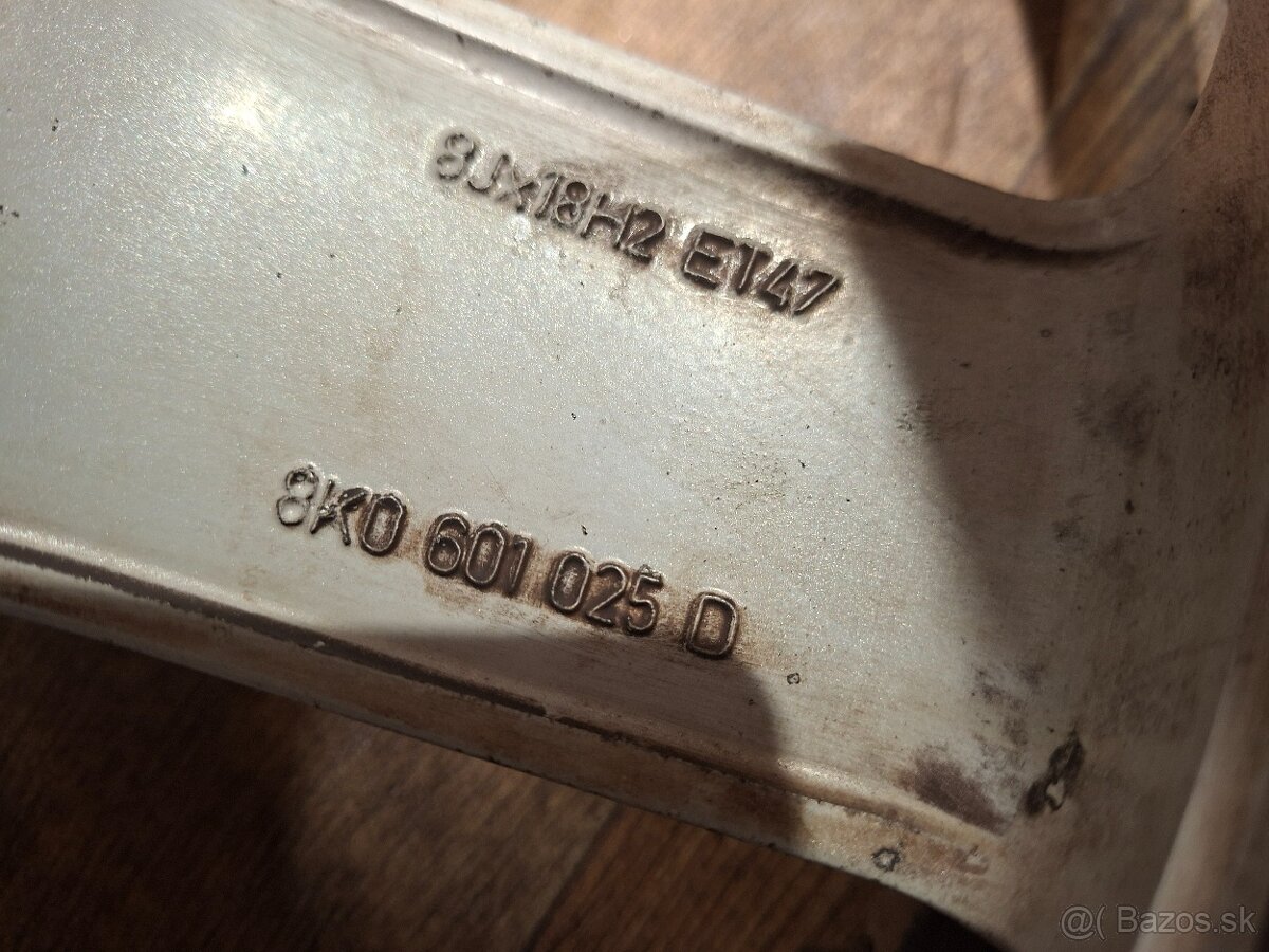 Predám hlinikové disky org.Audi--R18 - 6