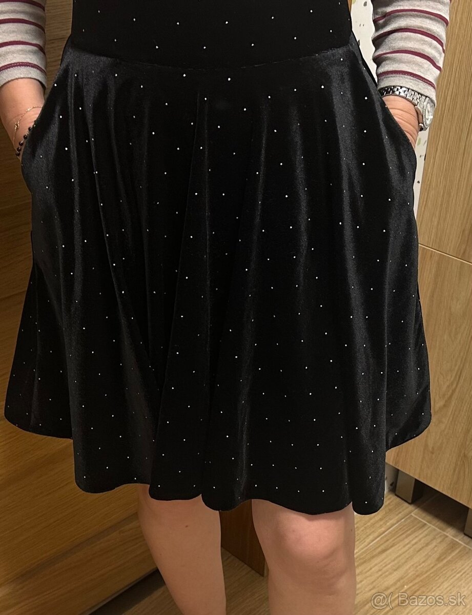 Zamatová sukňa ORSAY - 6