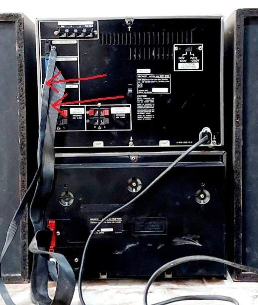 Sony W55 System Control Cable 1+2 - 6