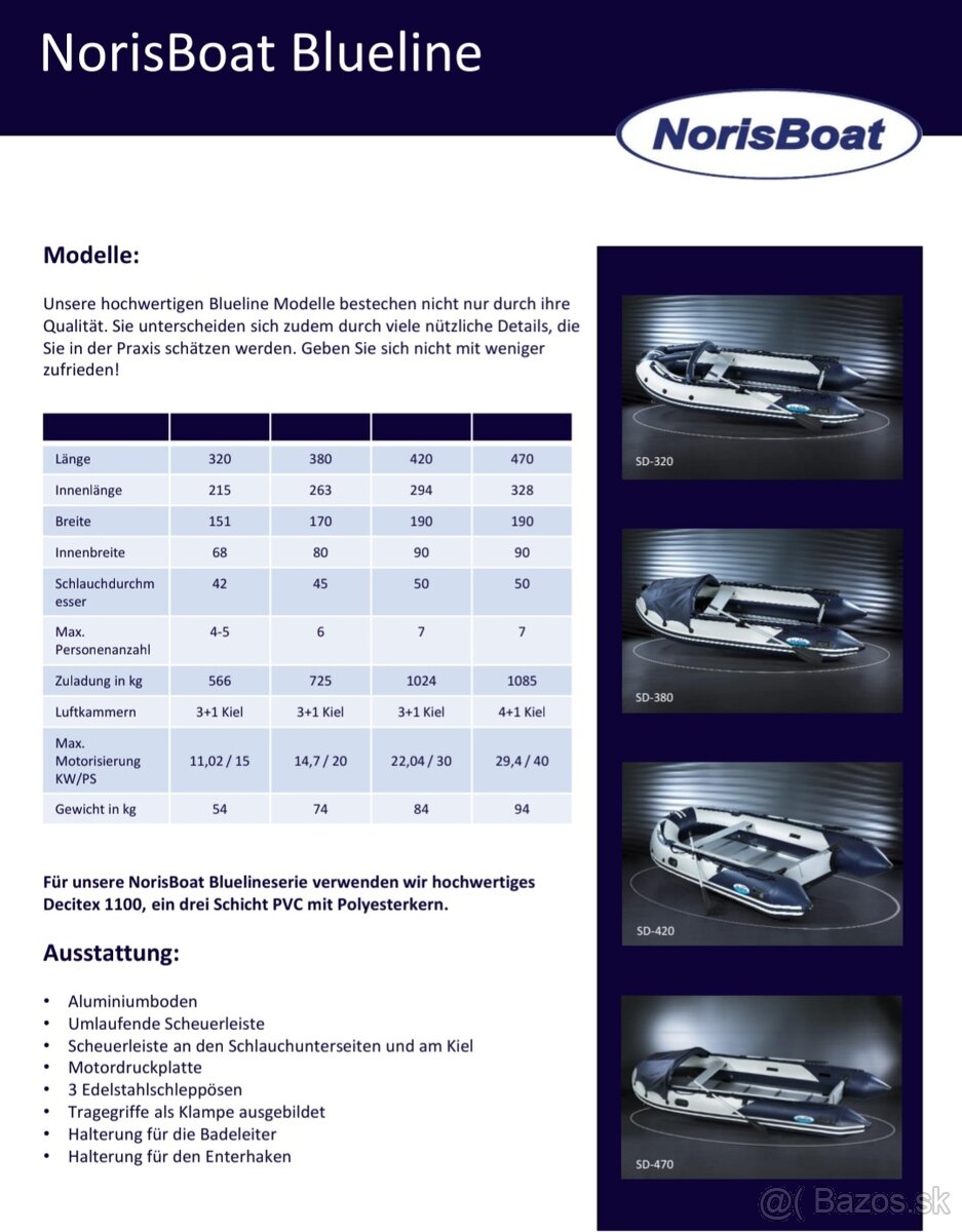 Nafukovací čln NorisBoat 380 - 6