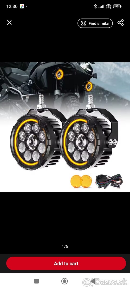 Predám svetlá na moto BMW KTM HONDA A INE - 6