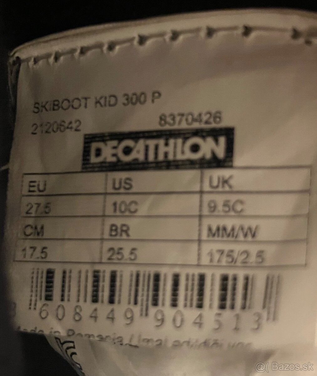 Detske lyziarky Wedze 27.5 - 6