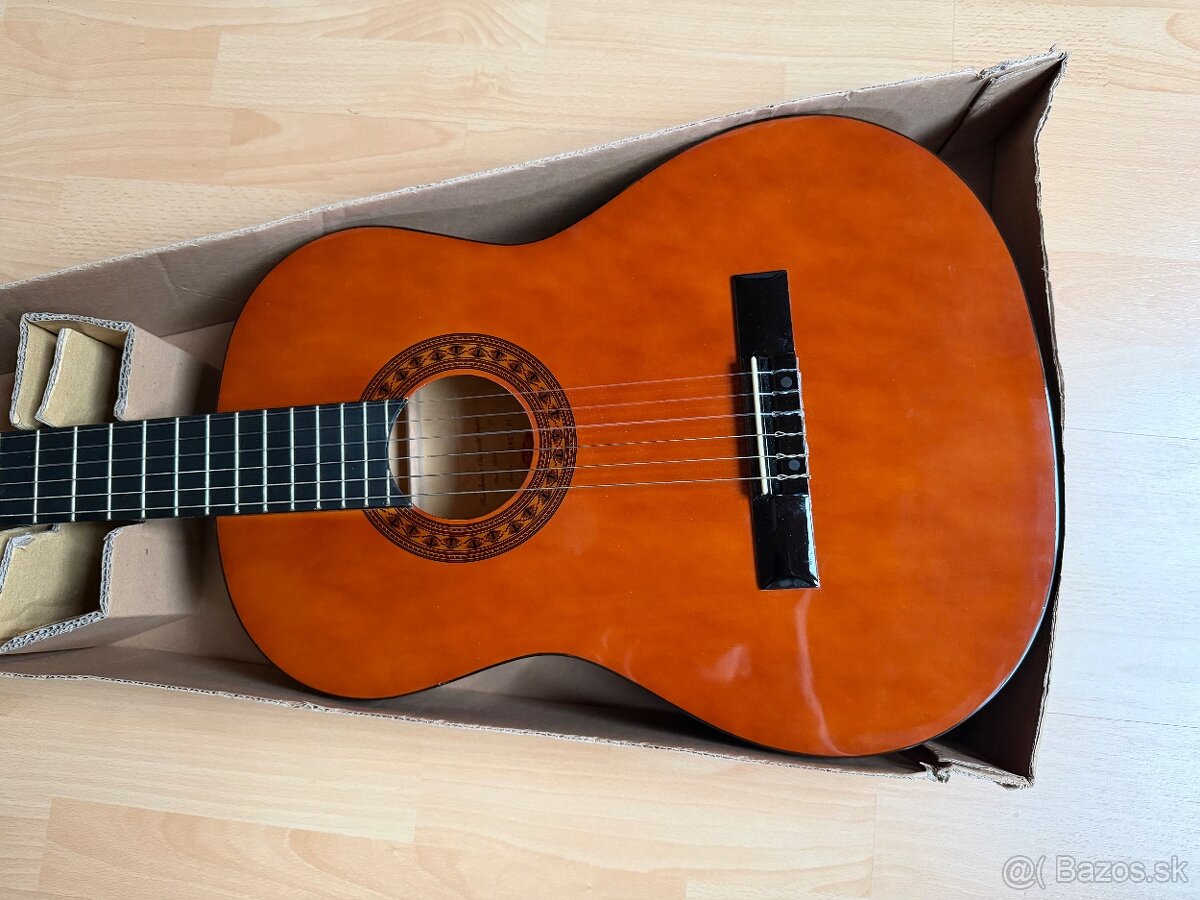 Klasická gitara s prislušenstvom nepouźitá Nová - 6