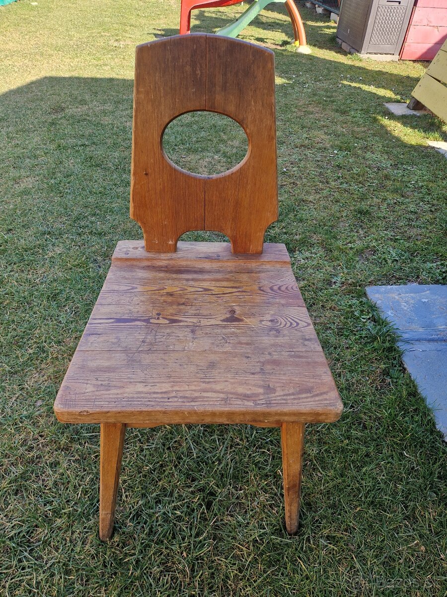 Drevené sedenie retro - 6