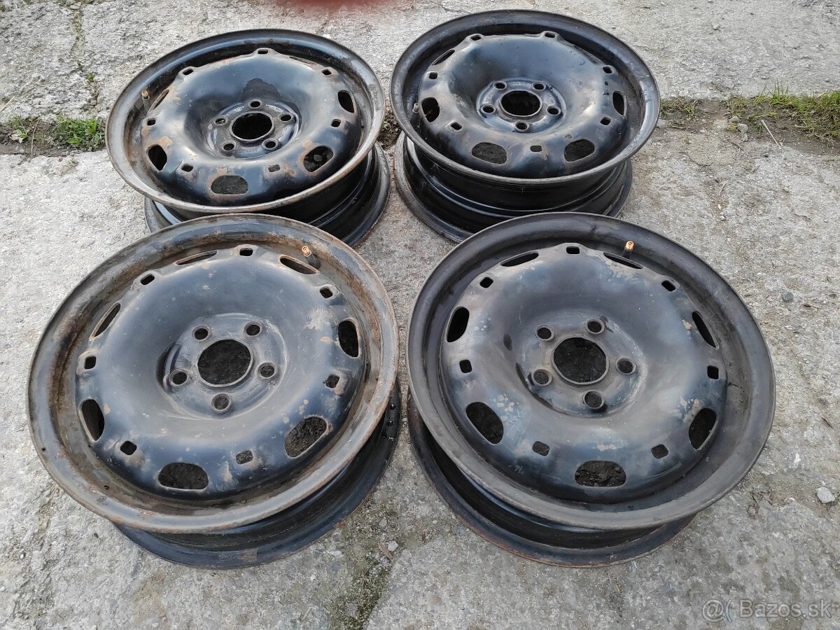 Plechové disky 5x100 R14 - 6