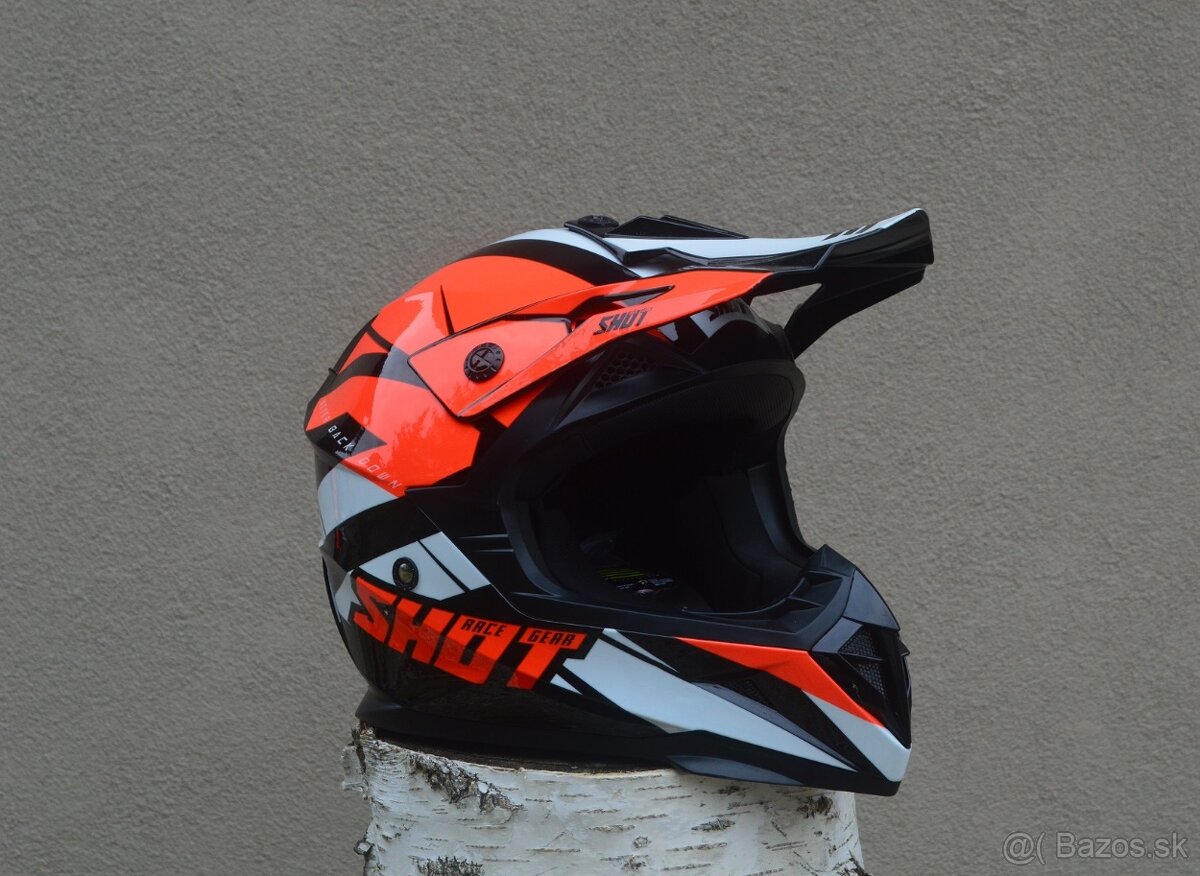 SHOT prilba oranžová neon - 6