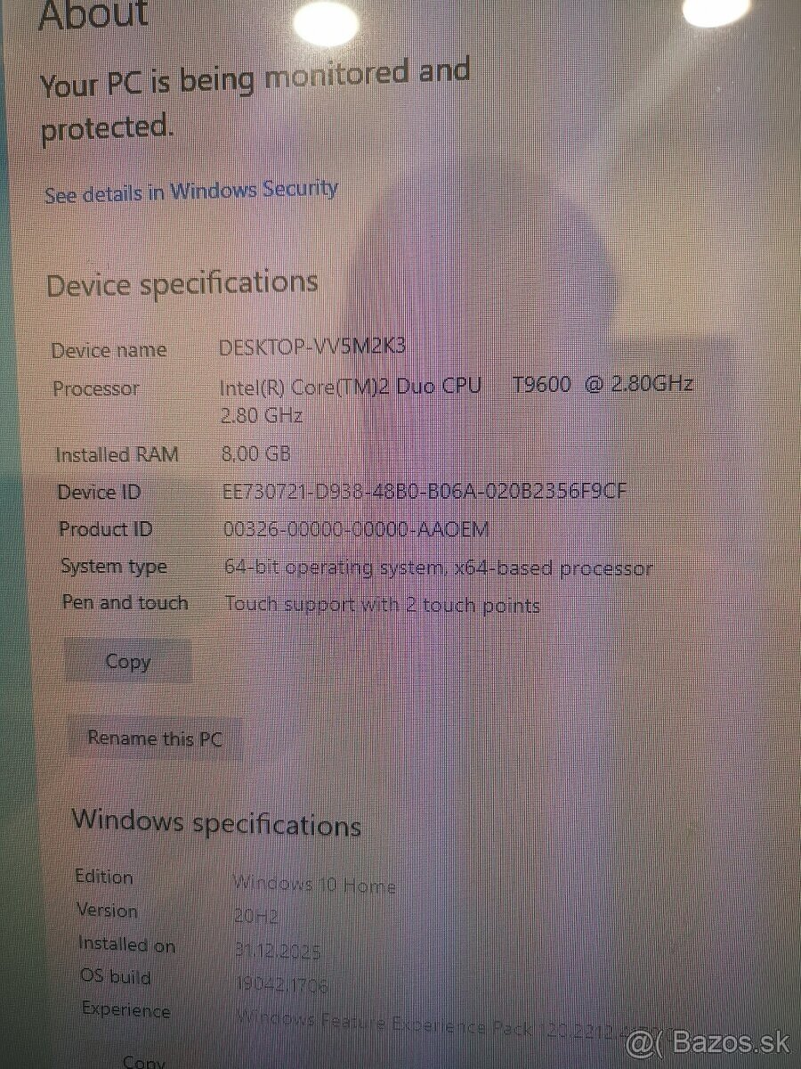 All in one 23" PC HP TouchSmart 600 - 6