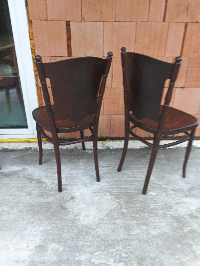 stoličky thonet 2 kusy 1890 - 6