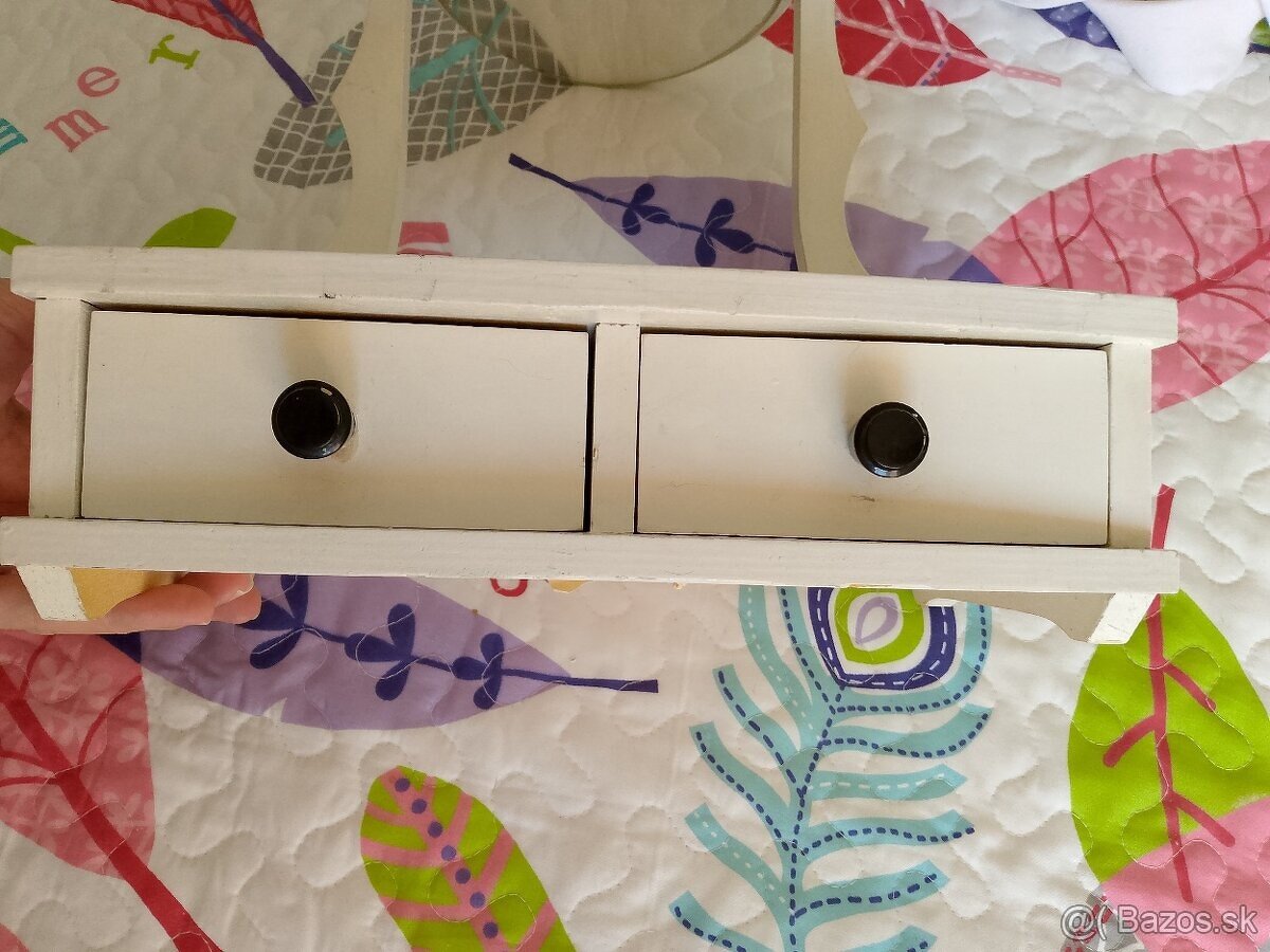 Retro toaletka,poháre rumcajs - 6