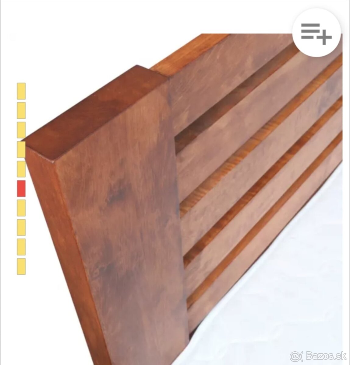 Drevená dubová posteľ 160x200 - 6