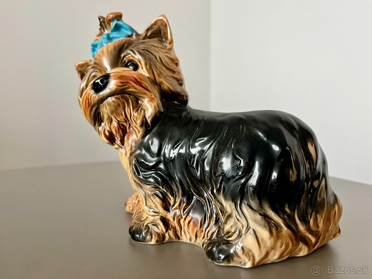 Porcelanovy pes GOEBEL jorksirsky terier - 6