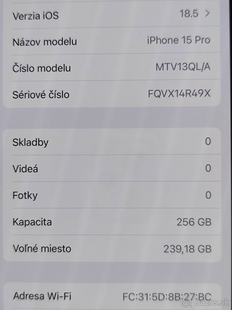 Iphone 15 Pro 256 GB black titanium - 6