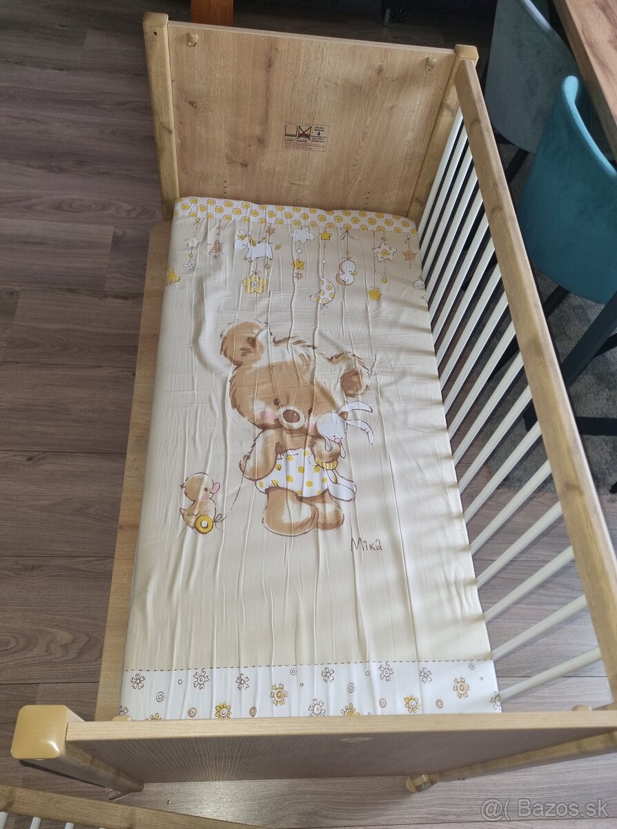 Detská postieľka z masívu - 6