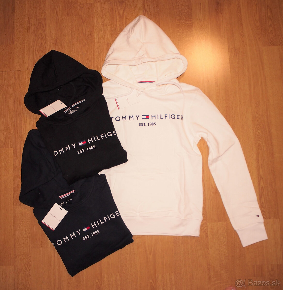 Tommy Hilfiger dámska mikina tmavomodrá s kapucnou - 6