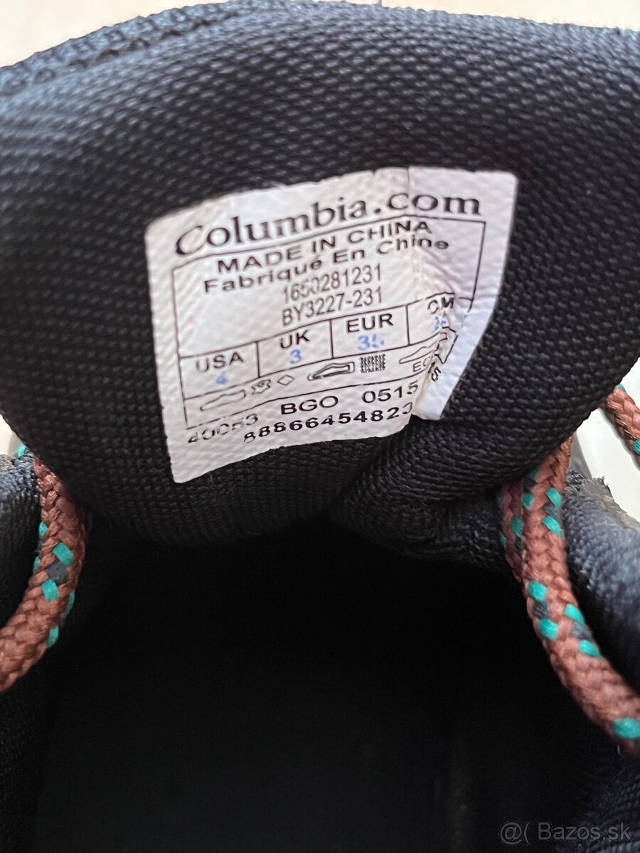 Turistické topánky celokožené Columbia 35 - 6