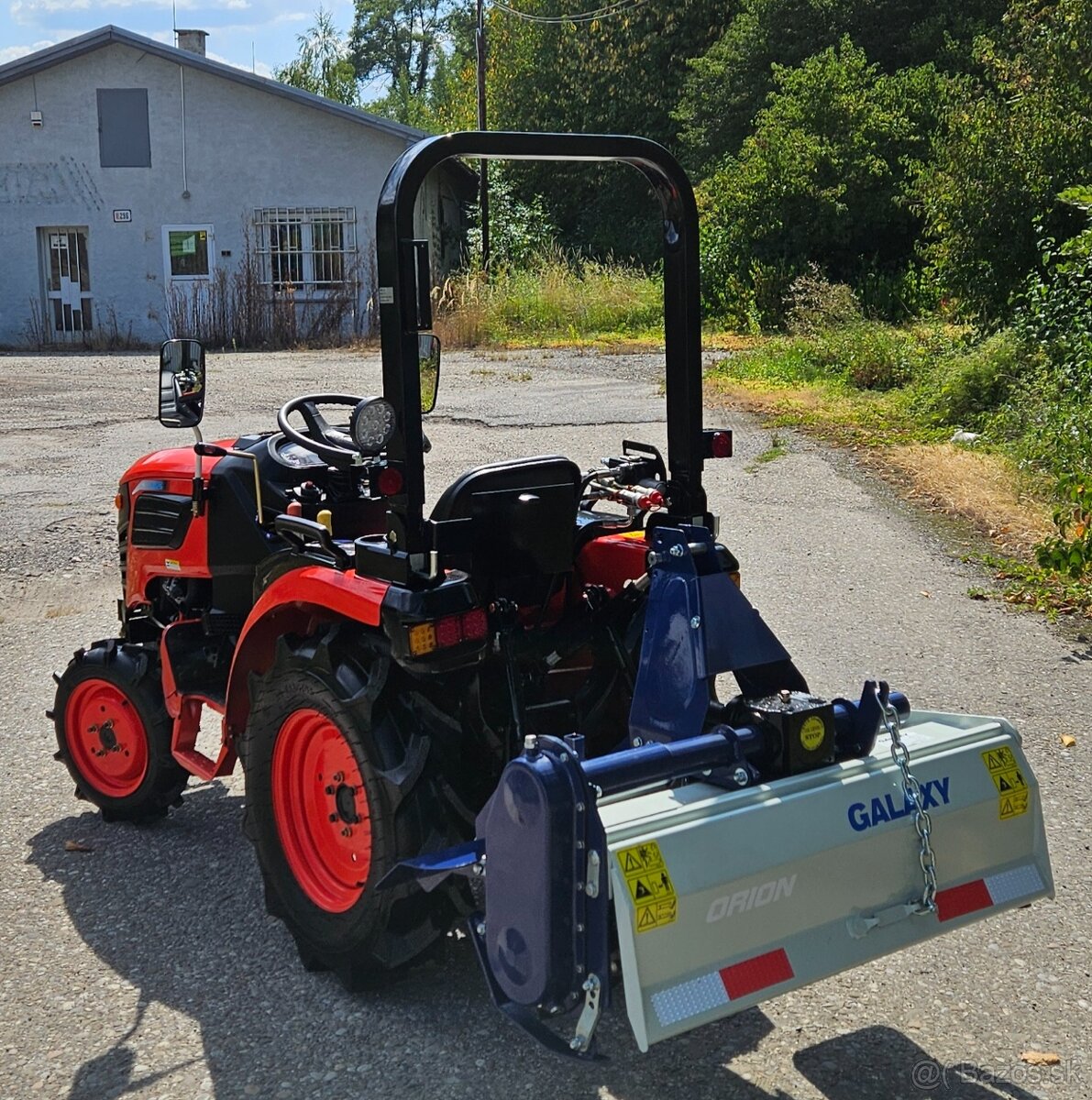 Malotraktor, traktor RHINO 25 HP, pluh 1/20, rotavátor 105 - 6