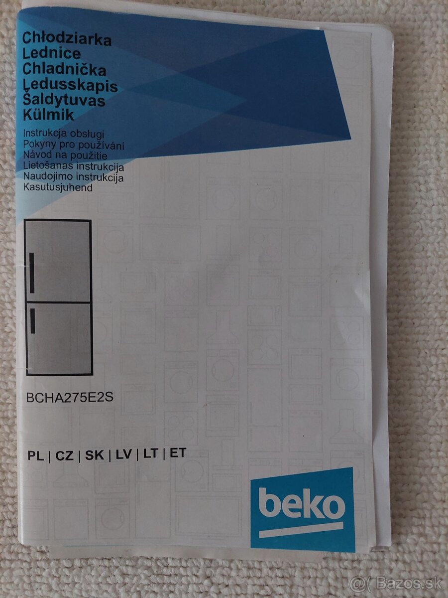 Vstavaná chladnička s mrazničkou Beko náhradné diely - 6