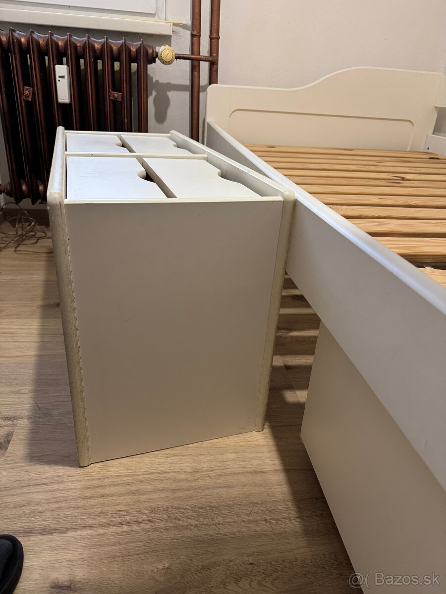 Posteľ a matrac + uložné boxy - 6