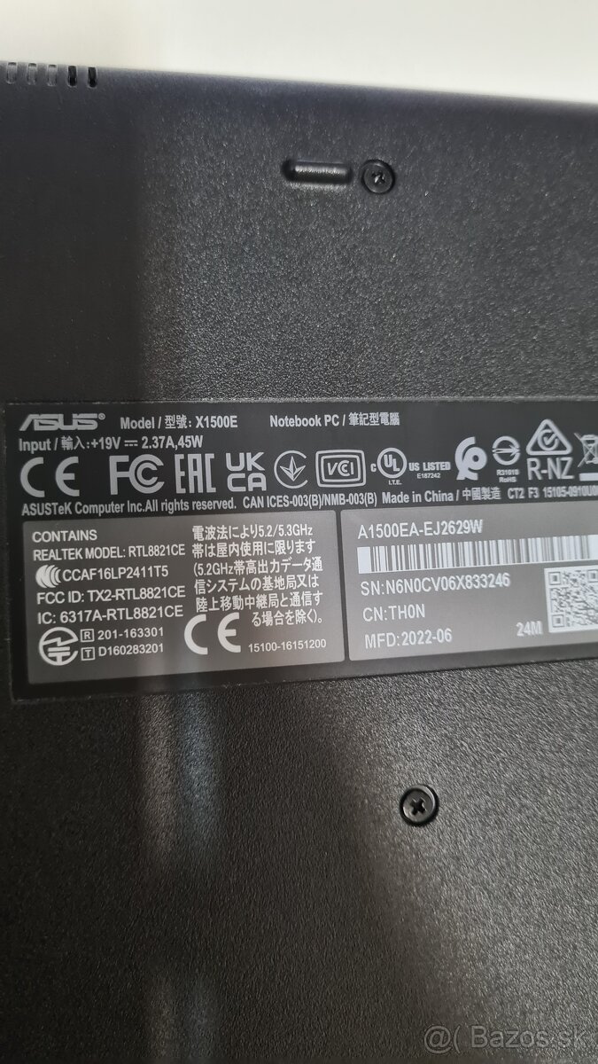 Asus vivobook 15 - 6