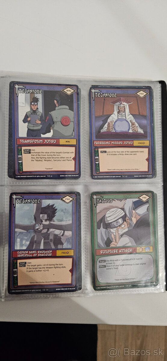 Naruto kartova zberatelska kolekcia 2006 - 6