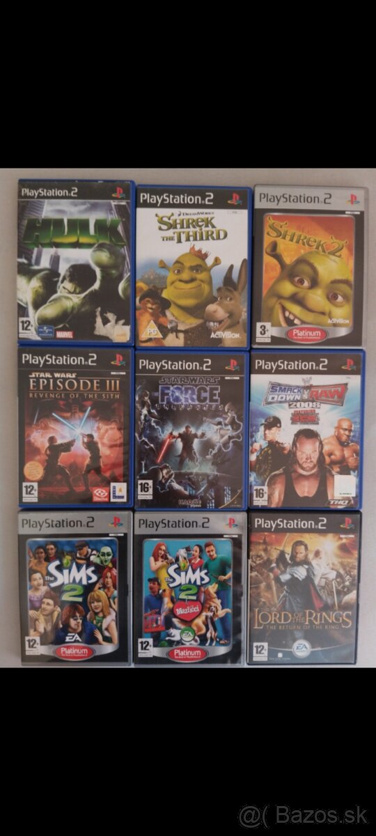 Hry na playstation 2 zo zbierky. - 6