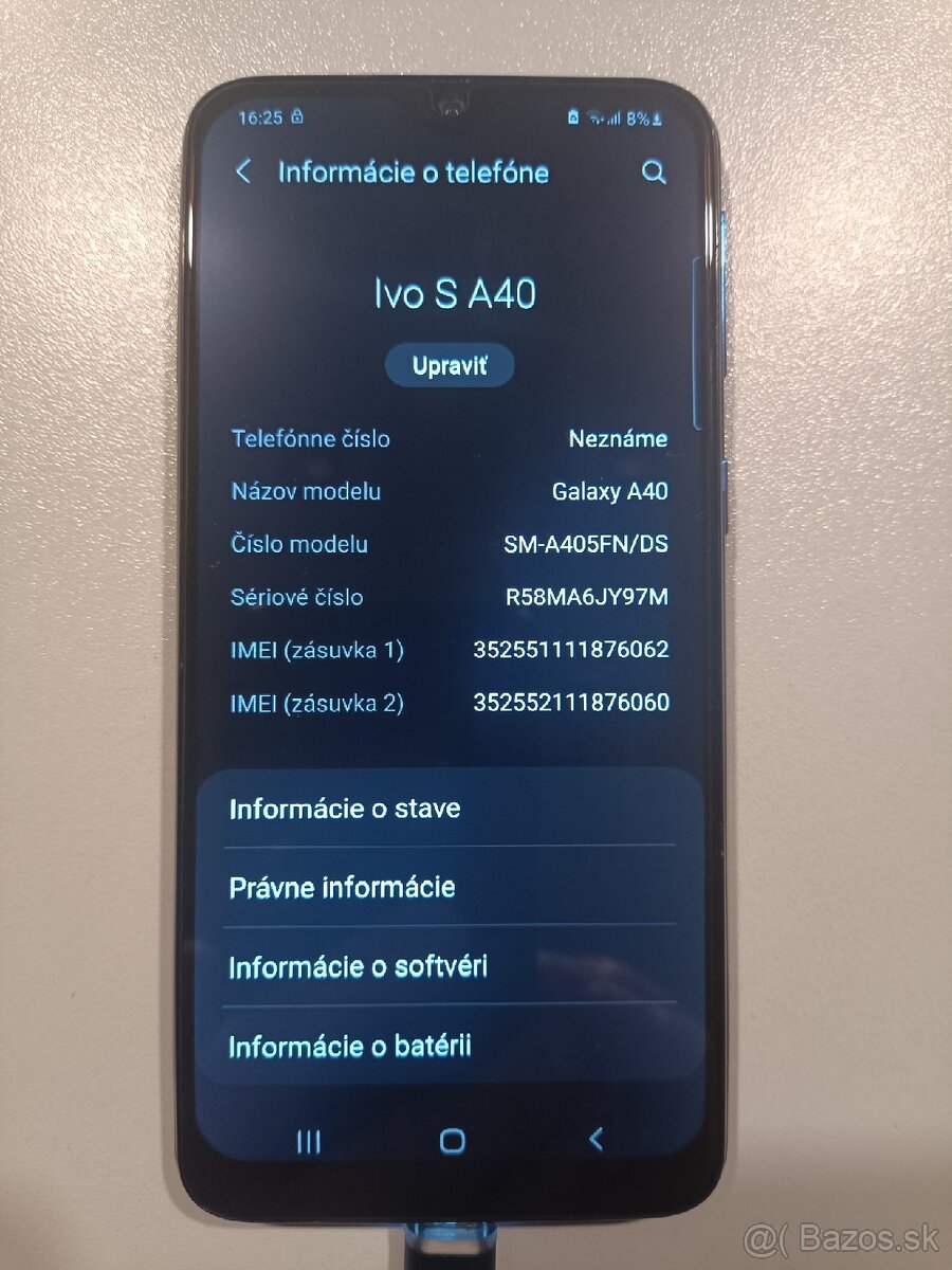 Predám Samsung A40 - 6