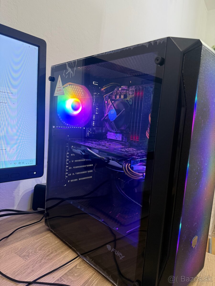 Herná zostava gtx 1060 6GB, i5, ssd, Win 11, monitor - 6