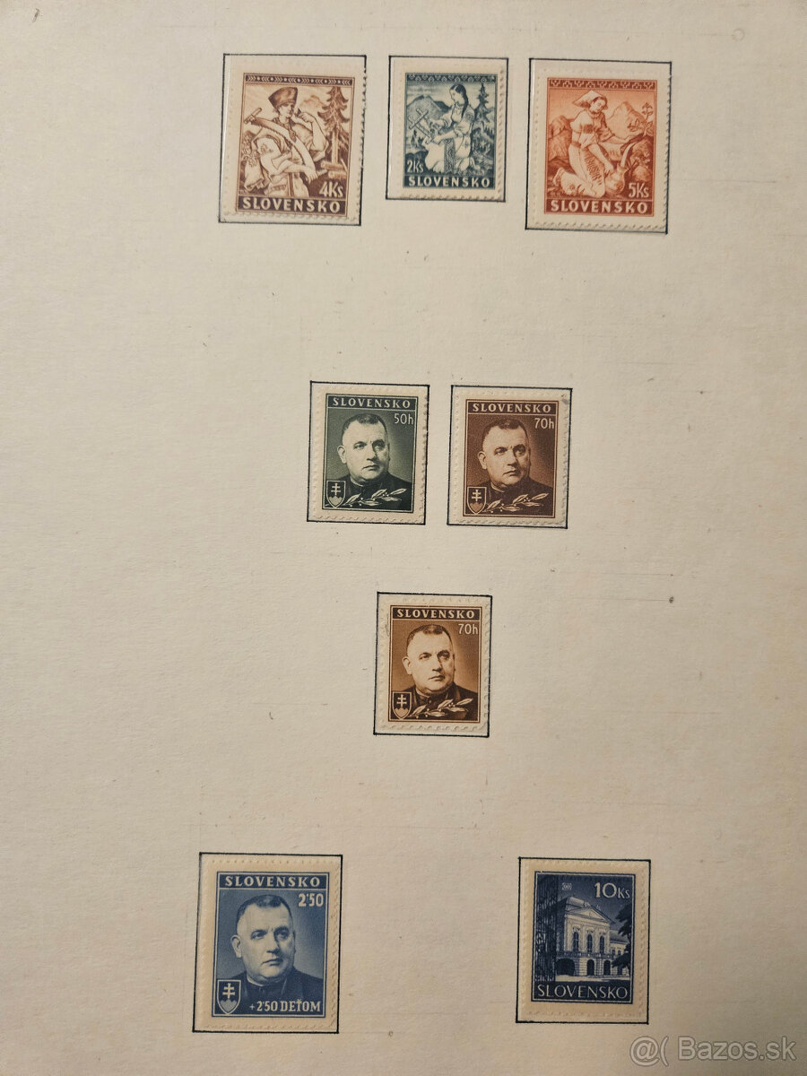 poštové známky Slovenský štát - 6