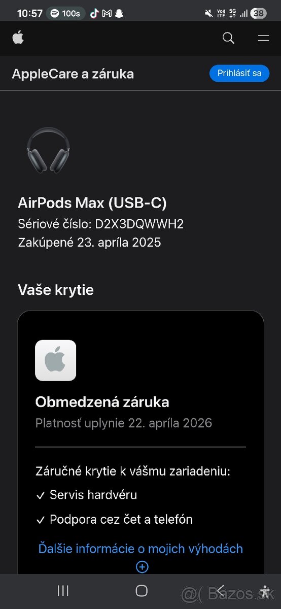 Apple Aipods Max Nové nerozbalené - 6