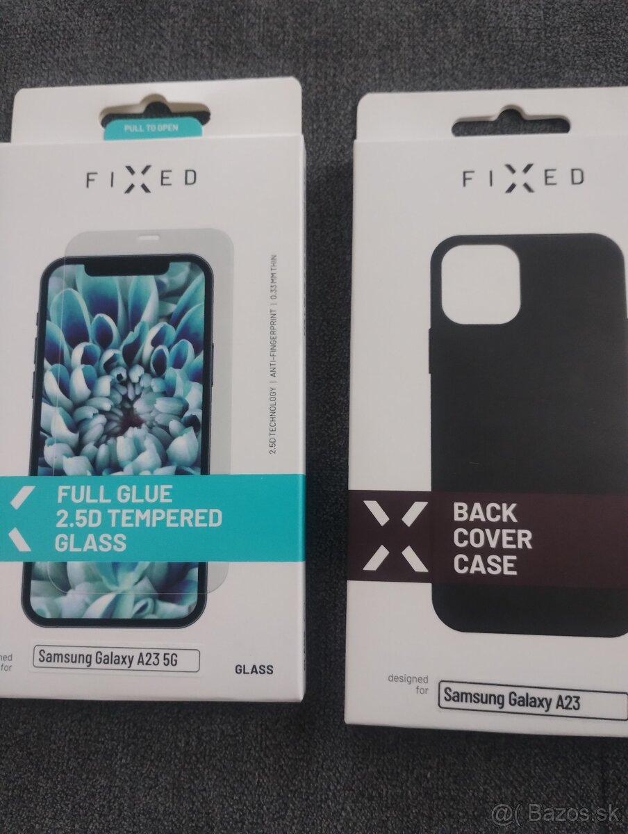 Predám zadné kryty a tvrdené sklo na Samsung Galaxy A23 - 6