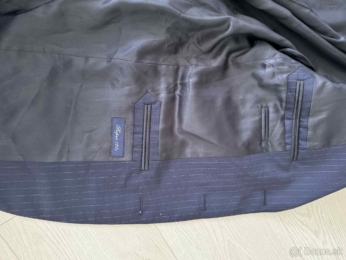 Elegantny oblek Boggi Milano 100% vlna, c.52 - 6