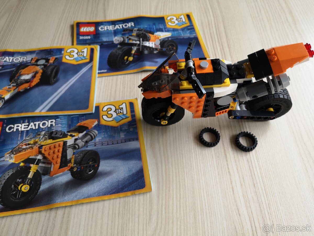 Lego Creator 3v1 31059 Cestná motorka - 6