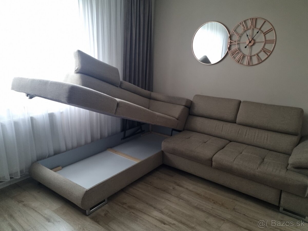 sedacia súprava + taburetky - 6