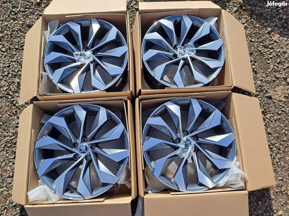 Alu R 20 ŠKODA KODIAQ originál 100 % stav + letné pneu. - 6