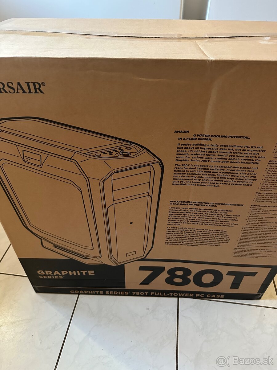 Corsair 780T Graphite Series čierna - 6