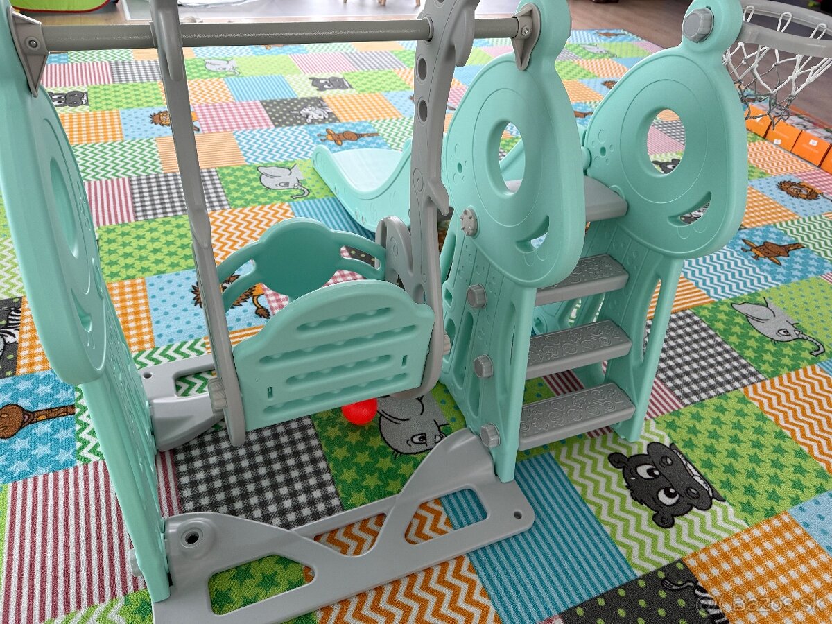 Detská šmykľavka s hojdačkou - 6