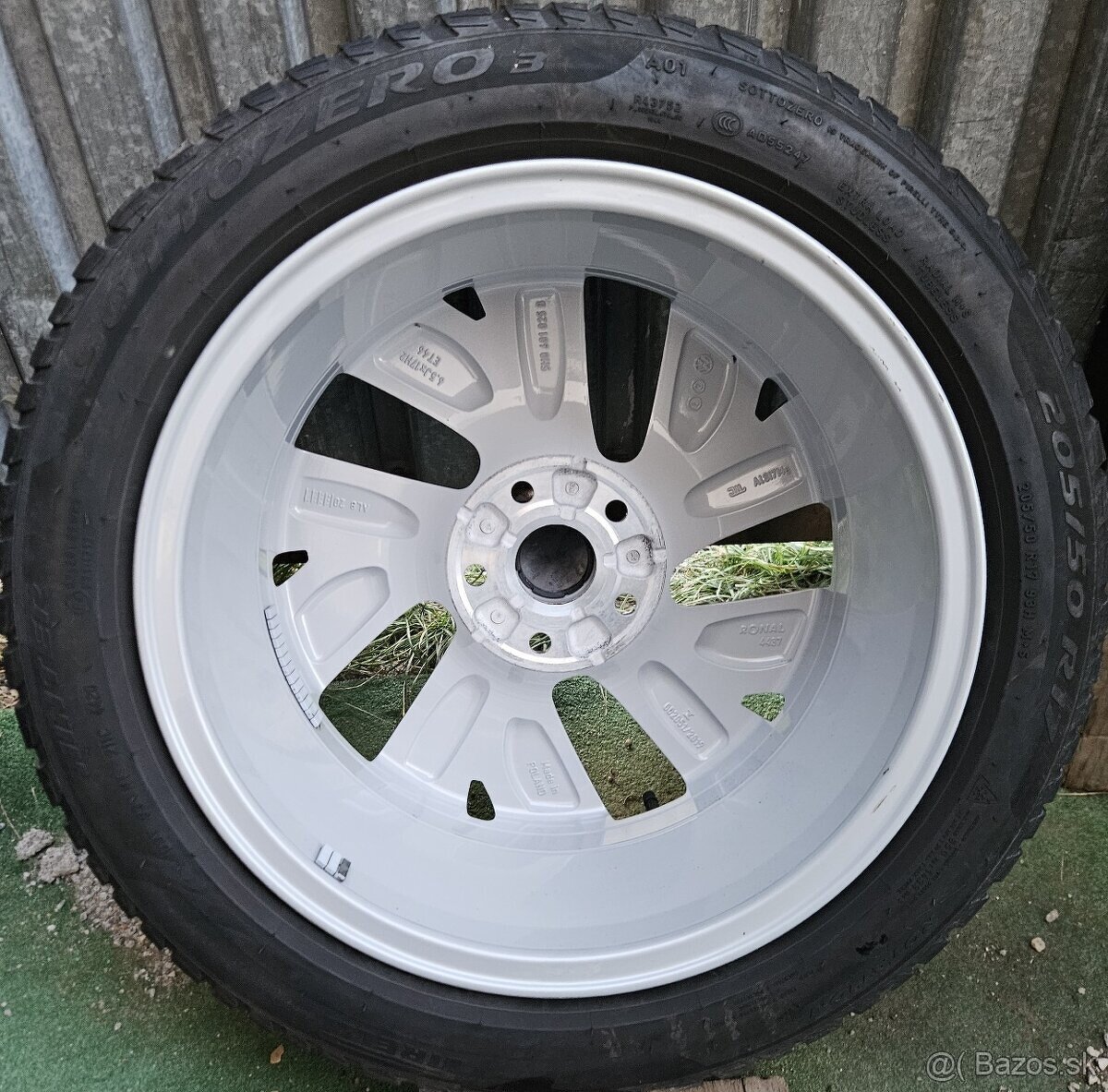Zimná sada originál VW - 5x112 r17 + Pirelli 205/50 r17 93H - 6