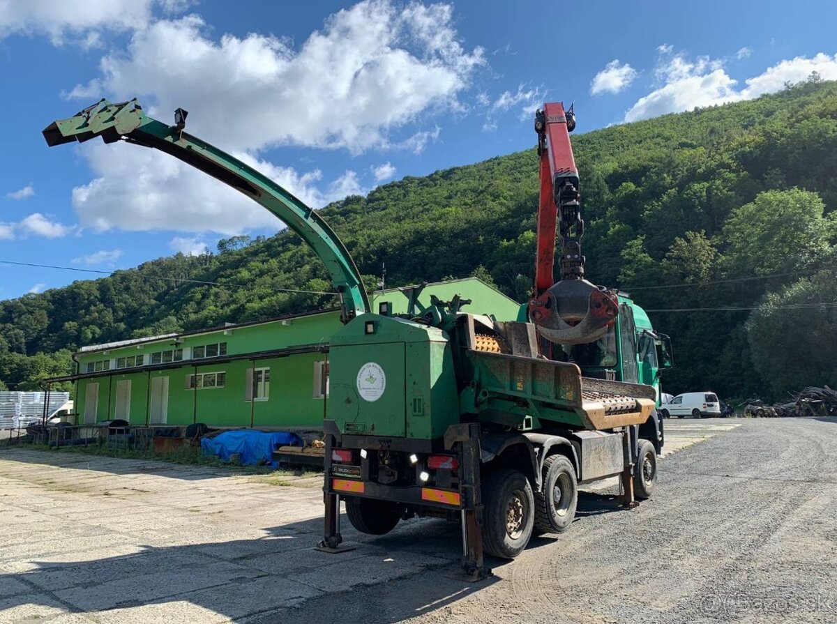 Štěpkovač MAN - JENZ 6x4 /8148/ - 6