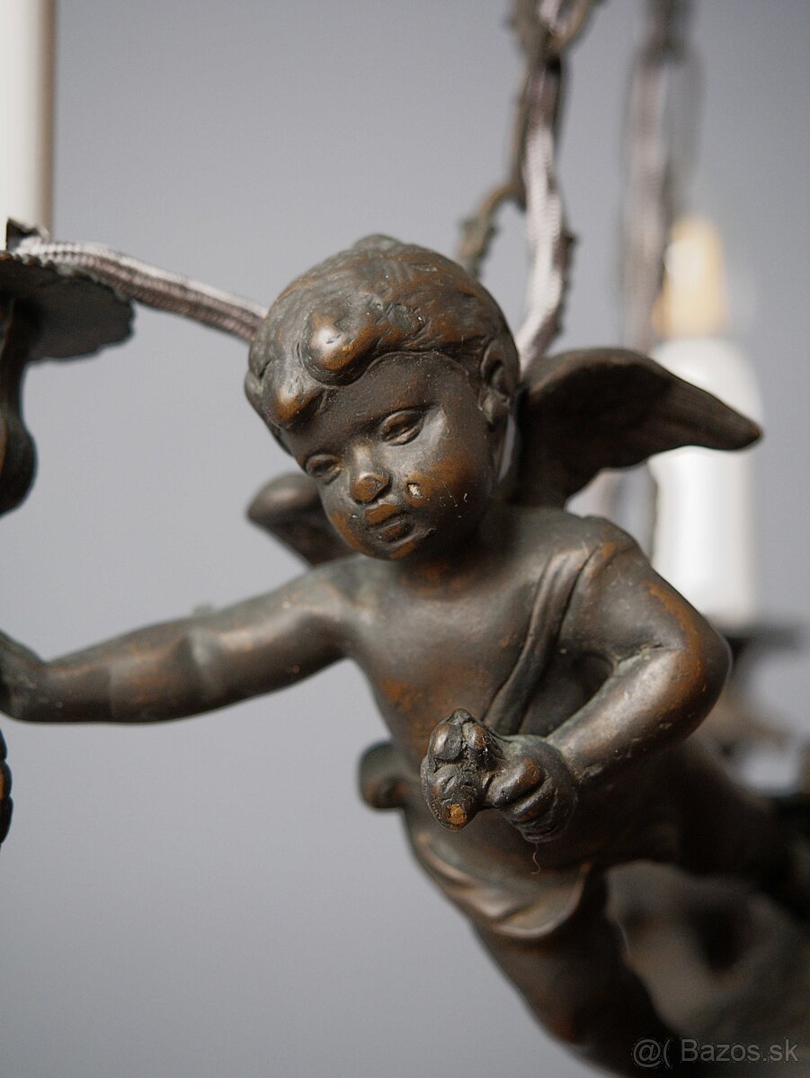 Barokový luster s Putii - 6