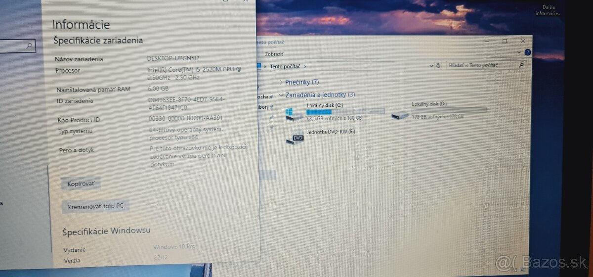 laptop HP 8460p EliteBook - 6