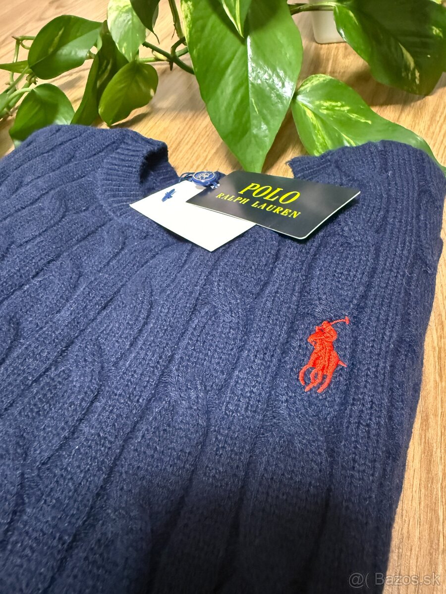 Modrý Polo Ralph Lauren Pulovér - 6