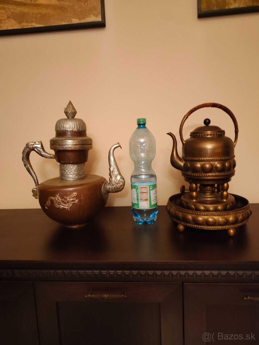 Indická kanvica a kanvica s horákom na čaj - 6