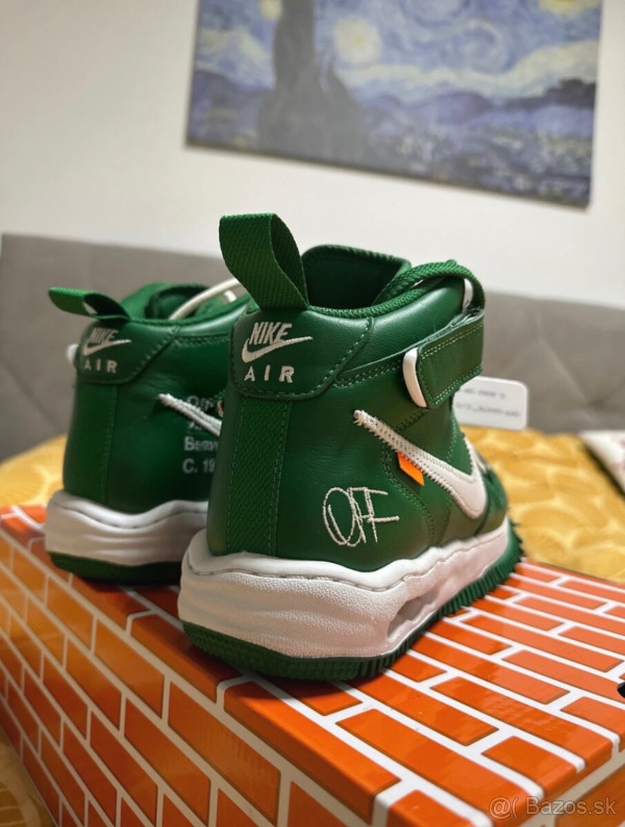 Nike x Off-White Air Force 1 Mid Pine Green - 6