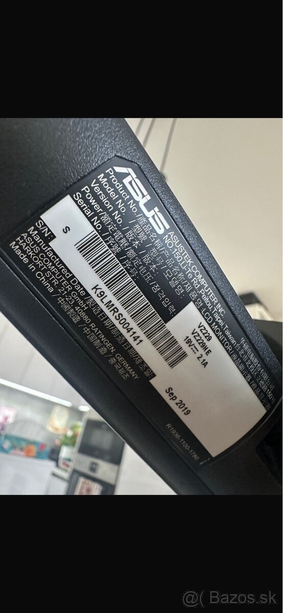 Monitor ASUS VZ229HE 21,5” - 6