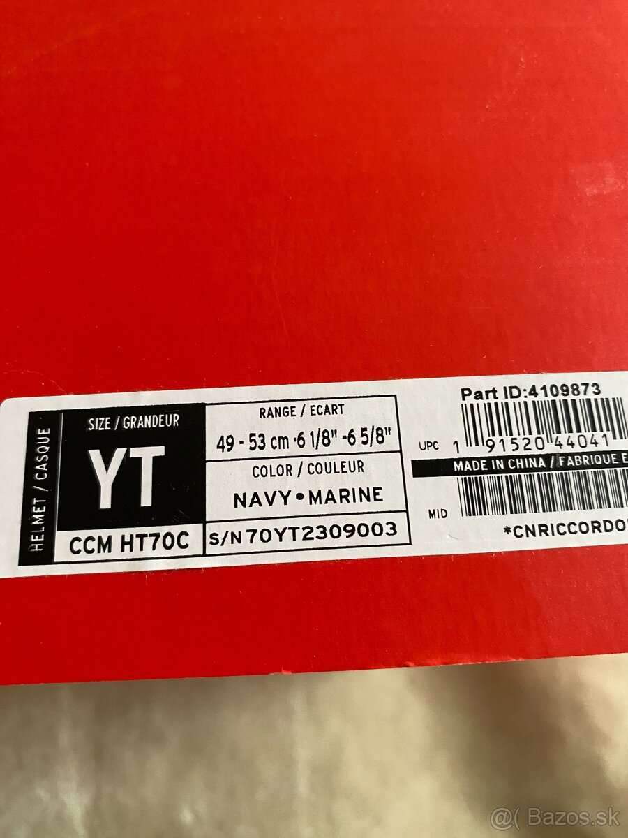 Detská hokejová prilba CCM - 6