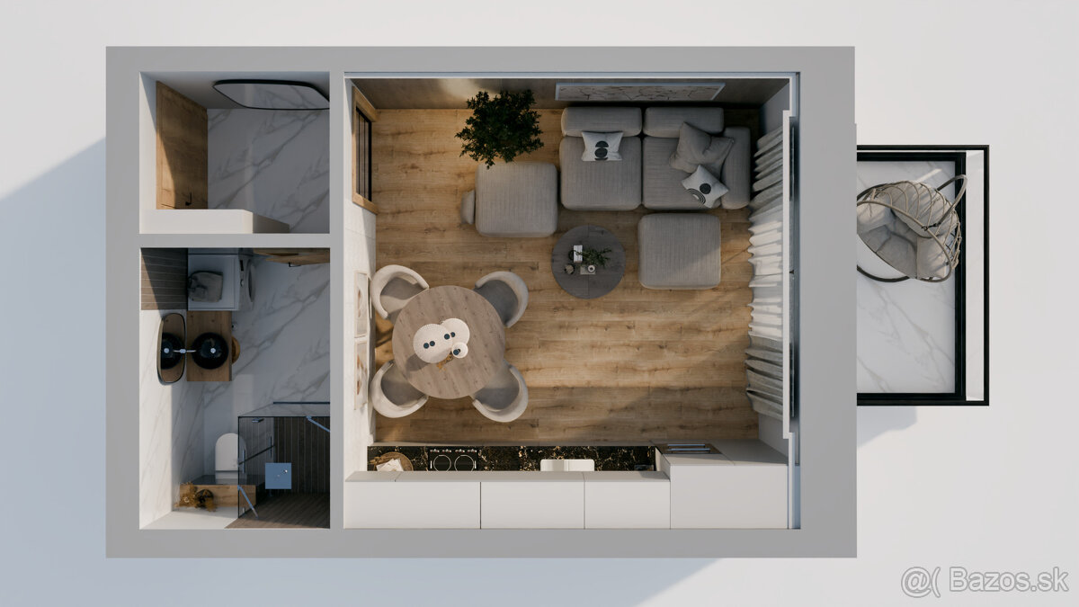 Moderný byt s otvorenou dispozíciou v novostavbe | Rezidenci - 6